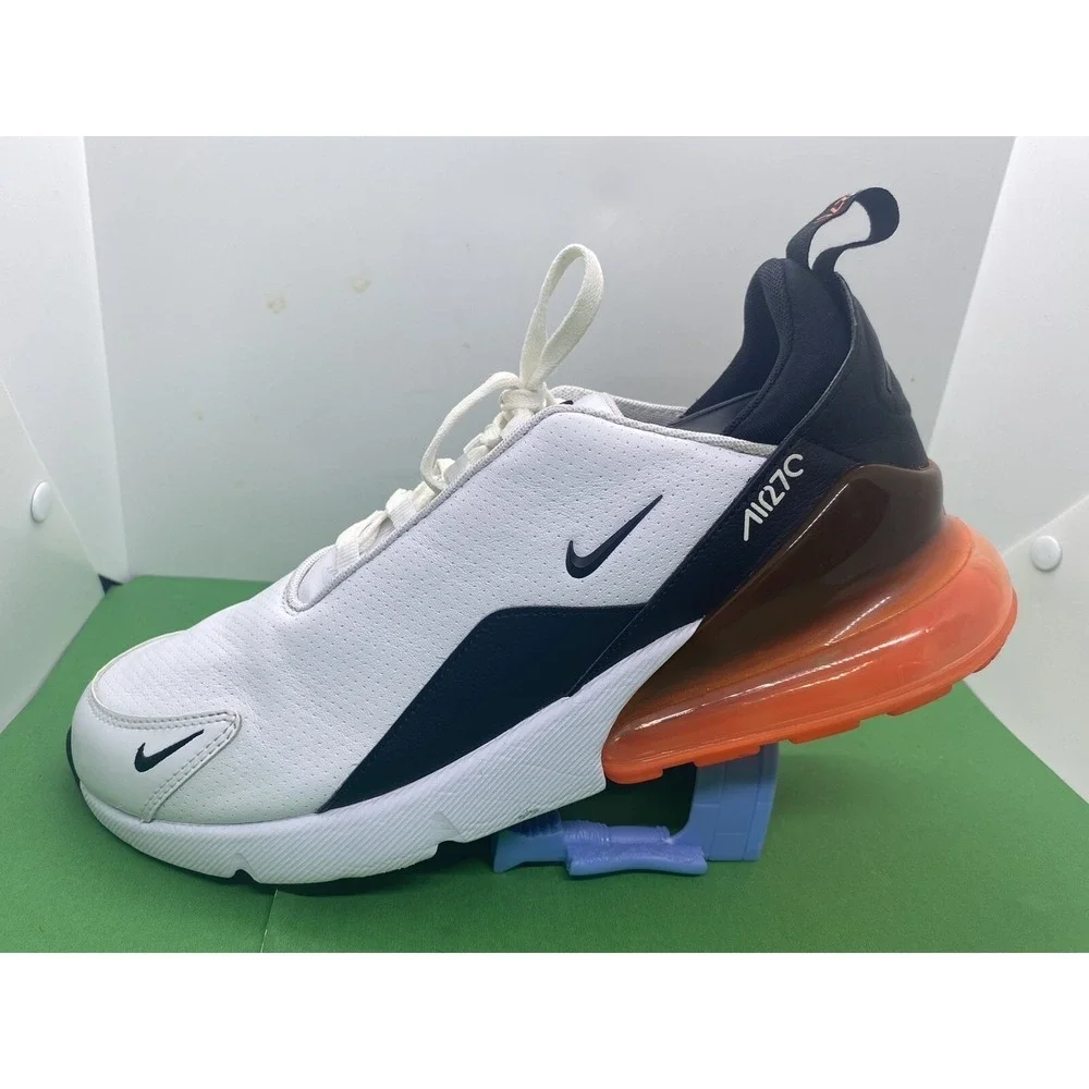 Nike Air Max 270 Premium Hyper Crimson 2018 White Black BQ6171-100 Mens 10.5